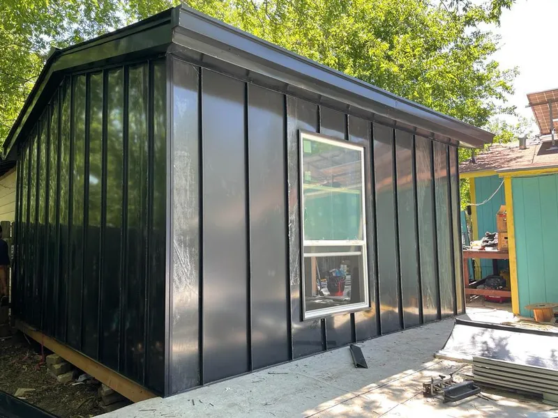 Black standing seam metal wall panels for Roof Inspection in Bermuda Dunes